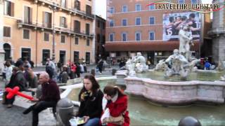 Piazza Navona Rome Italy [upl. by Nosde859]