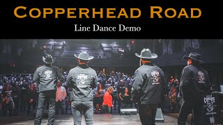 Copperhead Road  Line Dance DEMO [upl. by Teriann]