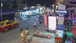 🔴 Hooters Cam  Chaweng  Koh Samui  Thailand  Live Street Webcam  Now in 2160p 4K [upl. by Naitsyrk658]