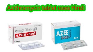 Azee tablet 500mg250mg Azithromycin [upl. by Atnauq]