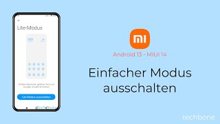 Einfacher Modus ausschalten  Xiaomi Android 13  MIUI 14 [upl. by Black34]