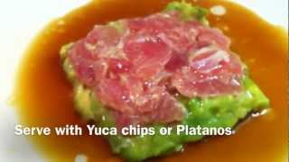 Tuna Tartare with Wasabi Cream [upl. by Nittirb]