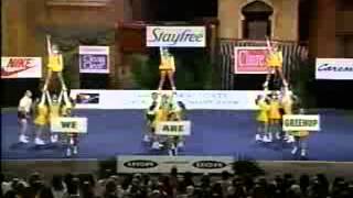 GreenUp County High School Cheerleading 1996 [upl. by Spancake]