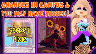 Changes In Campus 4 You May Have Missed Royale High Secret Updates [upl. by Philender519]