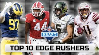 Top 10 Edge Rushers in the 2022 NFL Draft [upl. by Ketti]