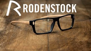 Rodenstock R8010  Rectangular Hingeless Glasses with Real Wood amp Real Horn  Selectspecscom [upl. by Bailie]