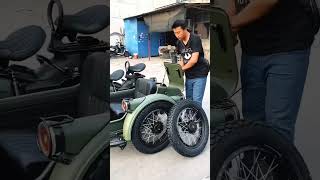 3 seat royal Enfield bike automobile motorcycle sportsbike bikelife [upl. by Nediarb]