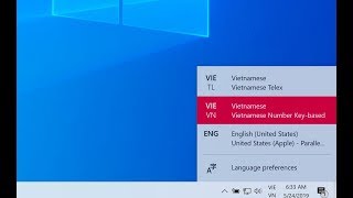 Cách bật bộ gõ tiếng việt mặc định trên Windows 10 May 2019 [upl. by Eiblehs809]