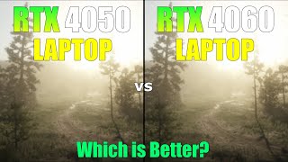 RTX 4050 vs RTX 4060  Test in 8 Games in 2024  Which Laptop is Better [upl. by Ybrad]