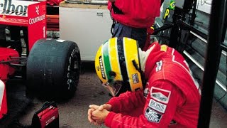 Senna Lap 7 left front tyre analysis [upl. by Arleen]