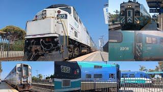 6202024 RARE METROLINK F59 873 AT OSTC 2307 IN ITS FIRST STAGES OF RETURNING AND MORE [upl. by Row]