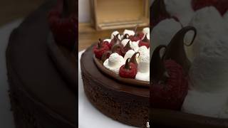 La mejor receta de tarta de chocolate 🍫 shorts chocolate recetas tarta Cacaofitfoodie [upl. by Thorrlow735]