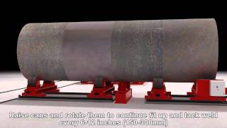 Red Rock  Turning Rolls Animation wwwdeepdowndesigncom [upl. by Hobart]