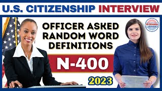 US Citizenship Interview amp Test Actual Case Practice N400 Naturalization Questions amp Answers [upl. by Aokek296]