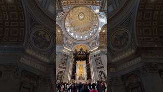 Vatican St Peter’s Basilica  wide angle view italy vatican [upl. by Benyamin]