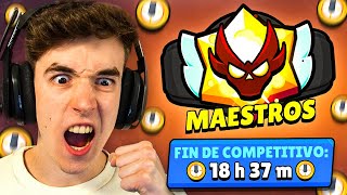 SUBO A MAESTROS en EL ULTIMO MOMENTO de BRAWL STARS [upl. by Behah]