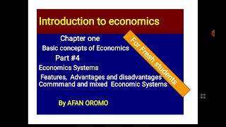 Introduction To Economics for Fresh students Chapter 2 part 1 Theory of Demand by Afan Oromo [upl. by Acinorej]