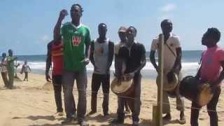 Zouglou music in GrandBassam Cote dIvoire [upl. by Ahsatel]