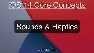 iPhone Tutorial Sounds and HapticsVibrations Settings [upl. by Ettenawtna]