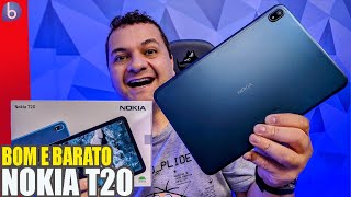 NOKIA T20  Tablet BOM e BARATO Unboxing e Impressões [upl. by Perkoff261]