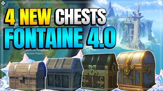 4 New Chest Locations in Fontaine 40 added in 42  In Depth Follow Along 【Genshin Impact】 [upl. by Tanitansy]