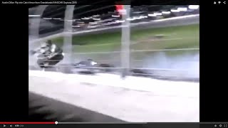 Austin Dillon Flips into Catch fence just feet away NASCAR Daytona 2015 [upl. by Tess131]