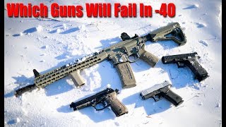 Do Guns Work In 40 Degrees Below Zero 40 [upl. by Orel199]