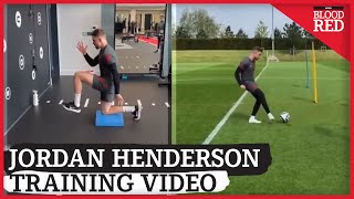 Jordan Henderson Shares Recovery Update  Kirkby Training [upl. by Ruelle]