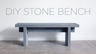 DIY Stone Bench [upl. by Draned]