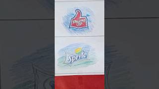 Cold Drink Logos Drawing Easy 🥰 logo drawing logodrawing shorts [upl. by Japha47]