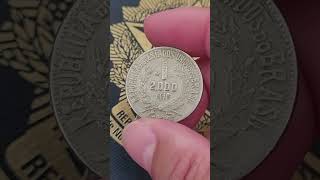 🔥 Numismática em alta ❗Moedas antigas e valiosas de 2000 réis 1926 misteriosa [upl. by Leveroni]