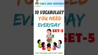 Vocabulary words top 10 Vocabulary Words in Hindi Vocab ytshorts vocabulary english [upl. by Naejarual]