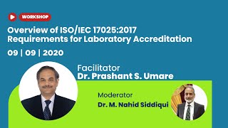 Workshop Series  Overview of ISOIEC 170252017 Requirements for Laboratory Accreditation [upl. by Fredette]