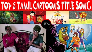 Teleport Reel  Top 05 90s Cartoon Title Song  Tamil [upl. by Hafeenah742]