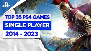 THE GREATEST PS4 SINGLE PLAYER Games of The Decade 2014  2023 [upl. by Attenat]