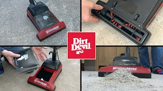 Dirt Devil RoomMate Vacuum Cleaner Demonstration amp Review [upl. by Gnous]