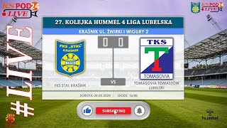 🔴🎥NA ŻYWO ⚽ FKS STAL Kraśnik 🆚 TOMASOVIA Tomaszów Lubelski 📅20240504 ⏰godz1600 [upl. by Chrissy]