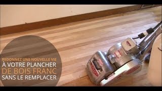 Sablage de plancher professionnel  Plancher Summum [upl. by Annabela245]