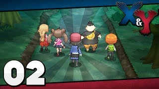 Pokémon X and Y  Episode 2  Santalune Forest [upl. by Esinet]