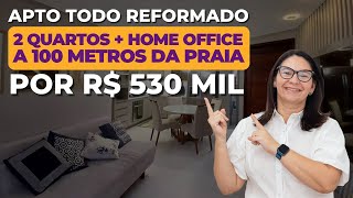 Vendido🚫Apartamento mobiliado 2 quartos  home offce por R 530 Mil em Intermares Cabedelo  PB [upl. by Htnnek]