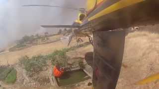 AS350 Helicopter Fire Fighting 2012 [upl. by Aliekat]