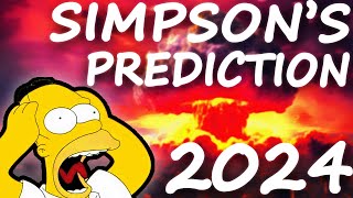 NAKAKATAKOT NA 2024 PREDICTIONS NG THE SIMPSONS  Dokumentador [upl. by Eemaj]