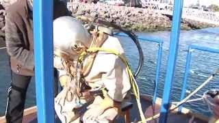 Antique Helmet Diving Hard Hat Divers [upl. by Gnoy]