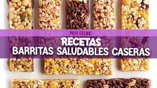 3 Recetas de BARRITAS CASERAS [upl. by Knick]