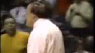 Illini basketball Gene Keady technical 1990 [upl. by Aralk]