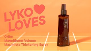 Lyko Loves Oribe Magnificent Volume Maximista Thickening Spray [upl. by Brennan]