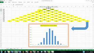 Simulation of the Galton Board [upl. by Analaj]