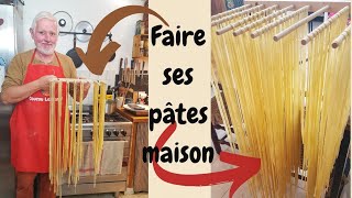 COMMENT FAIRE DES PÂTES FRAICHES MAISON [upl. by Eilla918]