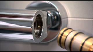 Exposed shower valve  Thermostatic cartridge maintenance replacement and calibration [upl. by Wettam]