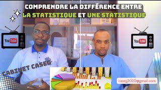 Comprendre la différence entre une statistique et la statistique [upl. by Ahsanat]